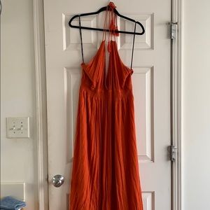 Orange Maxi Dress